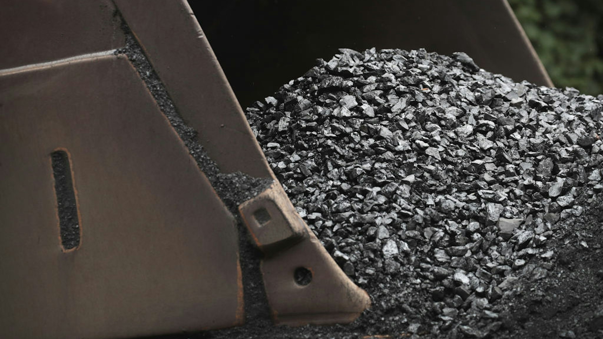 Coal is prepared for shipping at mine on August 26, 2019 near Cumberland, Kentucky.