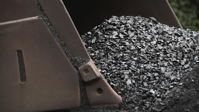 Coal is prepared for shipping at mine on August 26, 2019 near Cumberland, Kentucky.