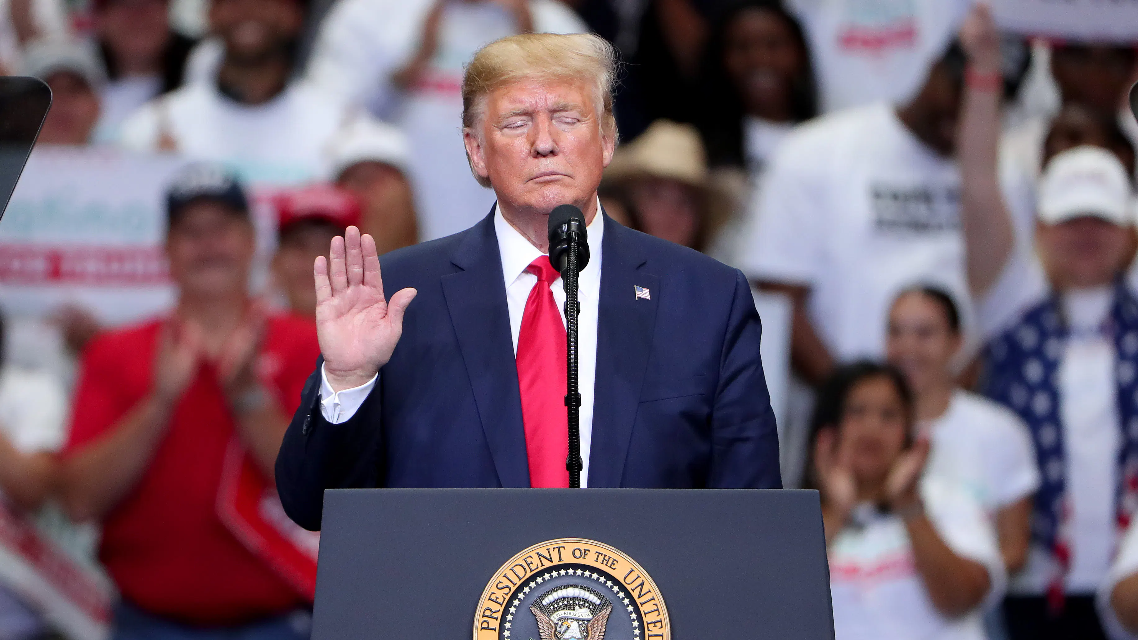 Trump Defends Tulsi, Takes On Clinton Over Russian Conspiracy Theories