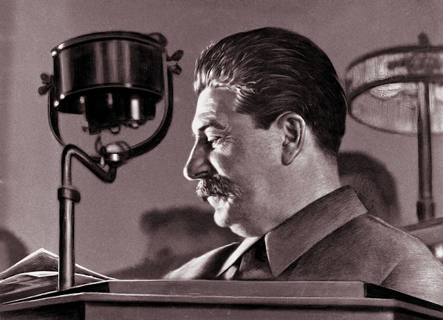 Joseph Stalin, born Josef Vissarionovich Dzugashvili, (1879- 1953), a Bolshevik revolutionary and leader of the Soviet Union, Moscow, 1944. He remained in power through World War II and until his death.