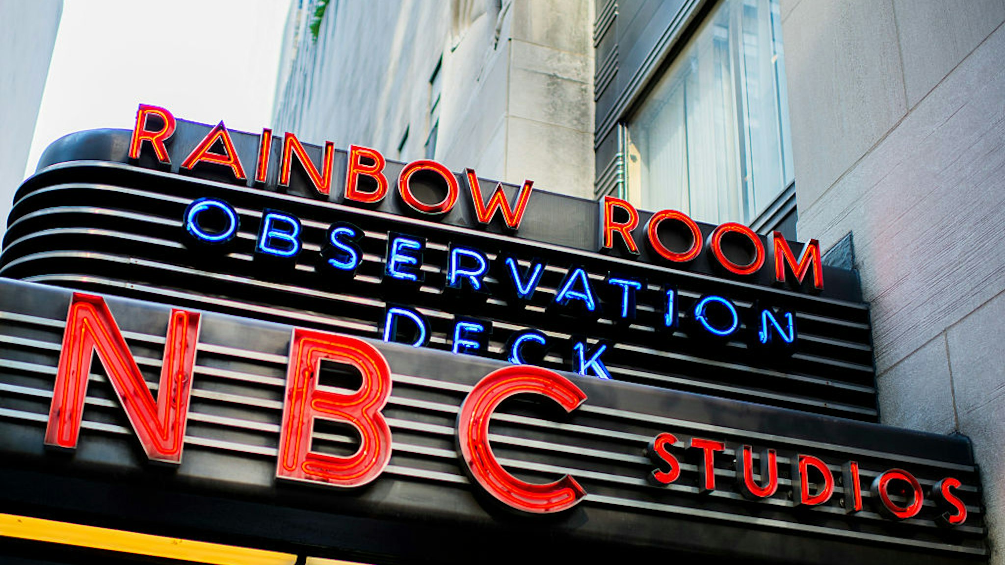 NBC Studios located at the Rockefeller Plaza on June 15 2012 in New York, United States of America.