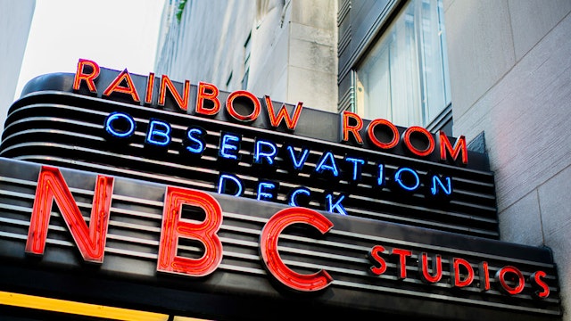 NBC Studios located at the Rockefeller Plaza on June 15 2012 in New York, United States of America.