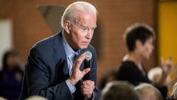 Joe Biden FLORENCE, SC - OCTOBER 26: Democratic presidential candidate, former vice President Joe Biden addresses a crowd at Wilson High School on October 26, 2019 in Florence, South Carolina. Many presidential hopefuls campaigned in the early primary state over the weekend, scheduling stops around a criminal justice forum in the state capital.