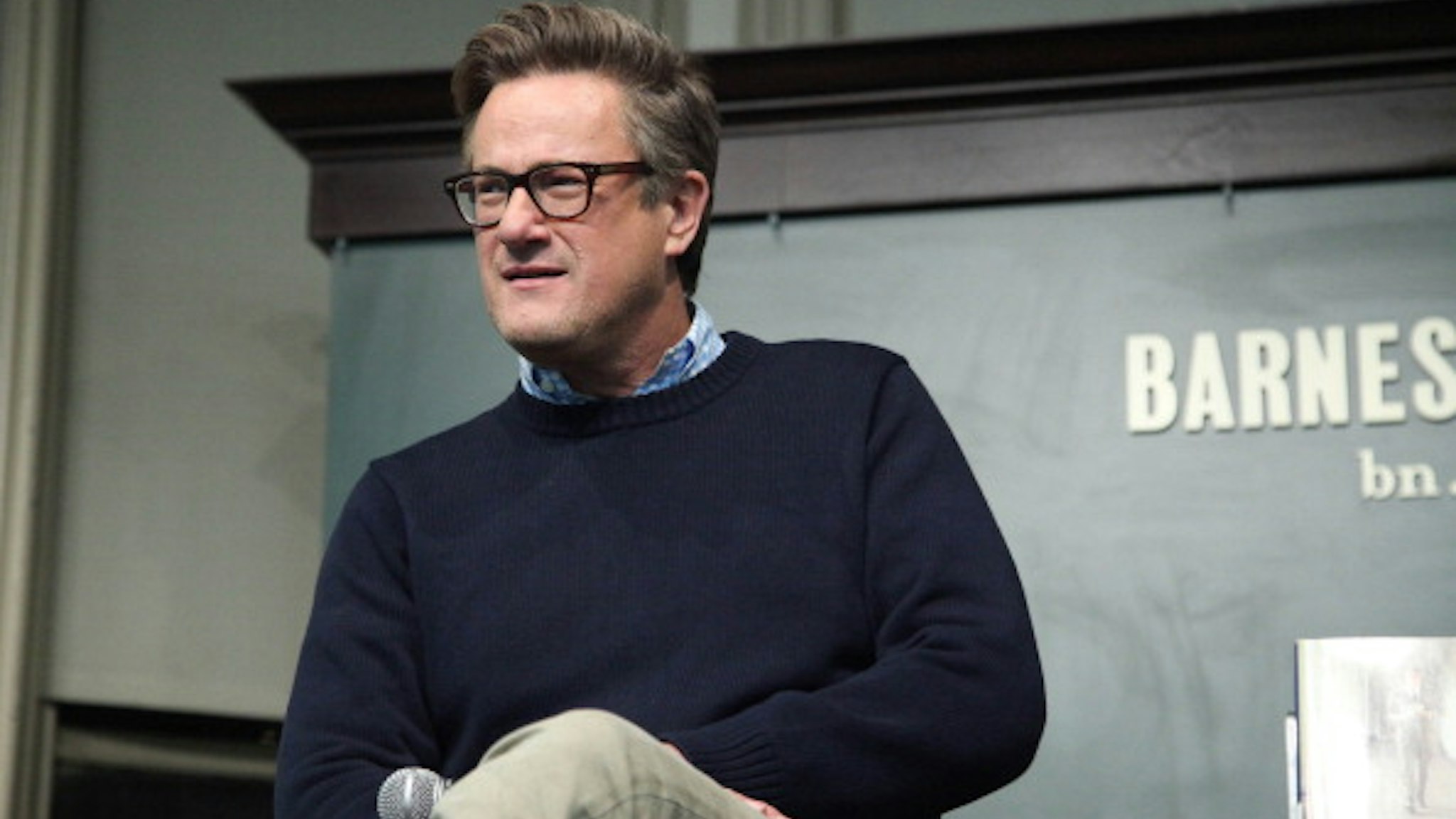 NEW YORK, NY - NOVEMBER 12: Joe Scarborough attends the "The Right Path: From Ike To Reagan, How Republicans Once Mastered Politics - And Can Again" book event on November 12, 2013 in New York, United States.