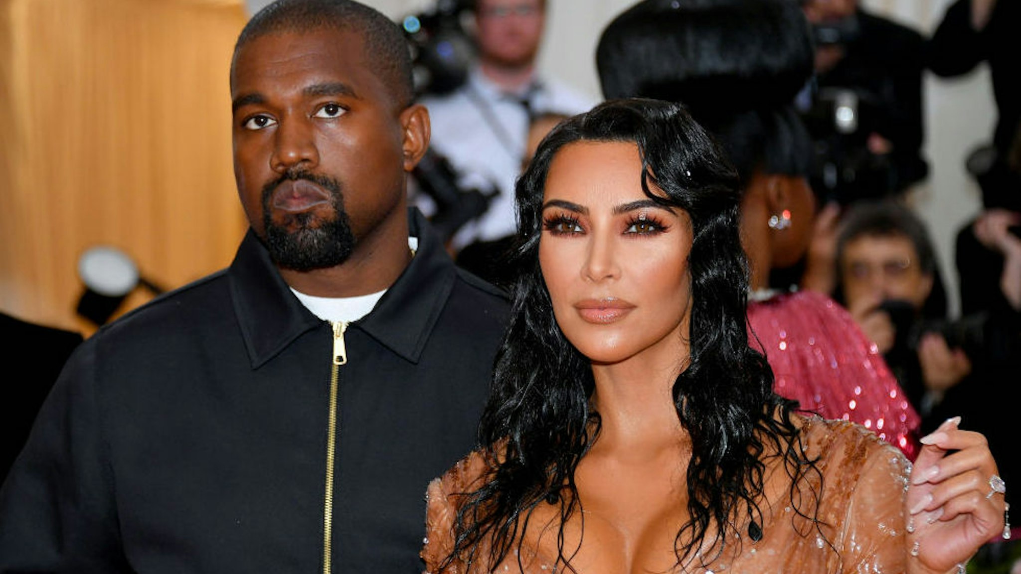 Kim Kardashian West and Kanye West attend The 2019 Met Gala Celebrating Camp: Notes on Fashion at Metropolitan Museum of Art on May 06, 2019 in New York City. (