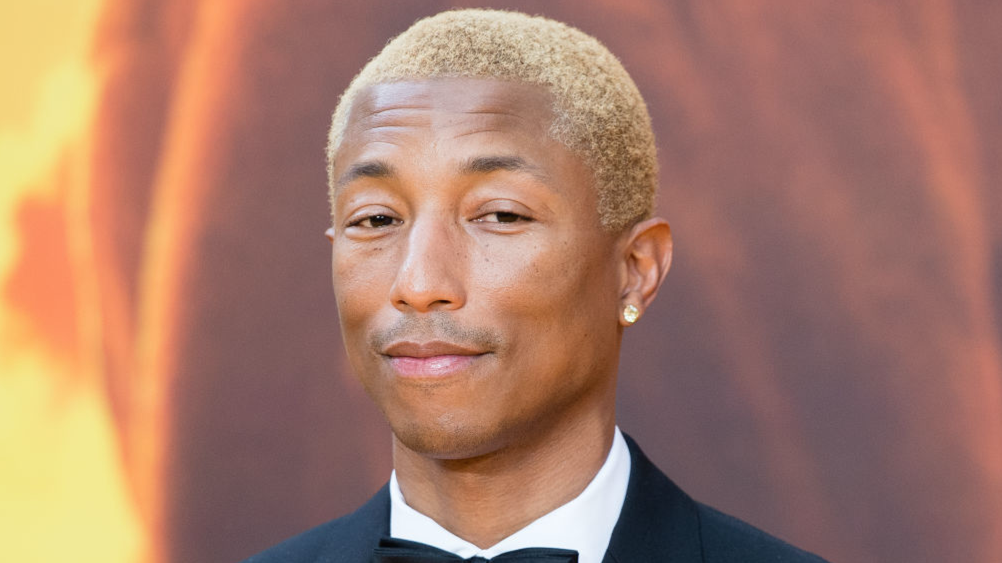 Pharrell WIlliams attends "The Lion King" European Premiere at Leicester Square on July 14, 2019 in London, England.