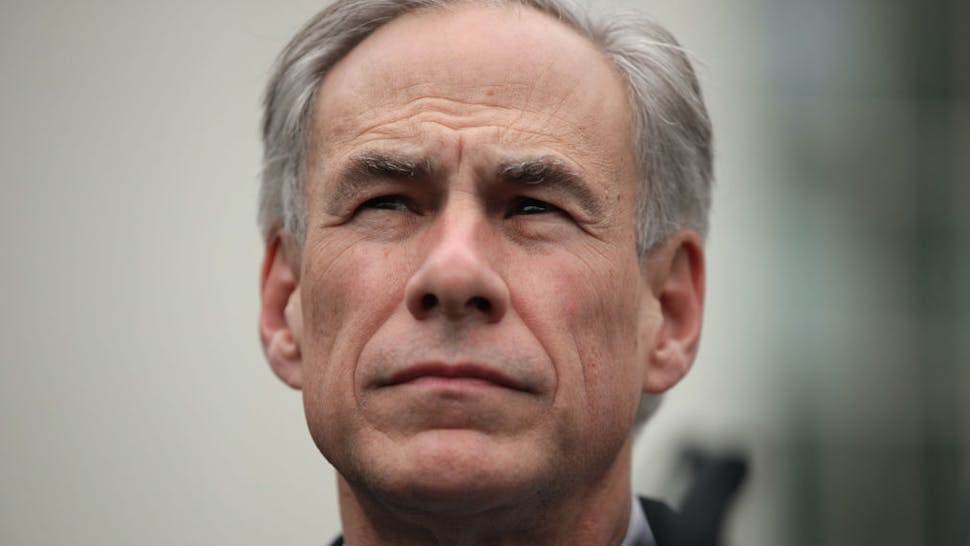 Gov. Greg Abbott Texas Governor Greg Abbott participates in a news briefing outside the West Wing after an Oval Office announcement with President Trump March 24, 2017 at the White House in Washington, DC. Charter Communications announced that the company is opening a call center in McAllen, Texas, creating 600 jobs.