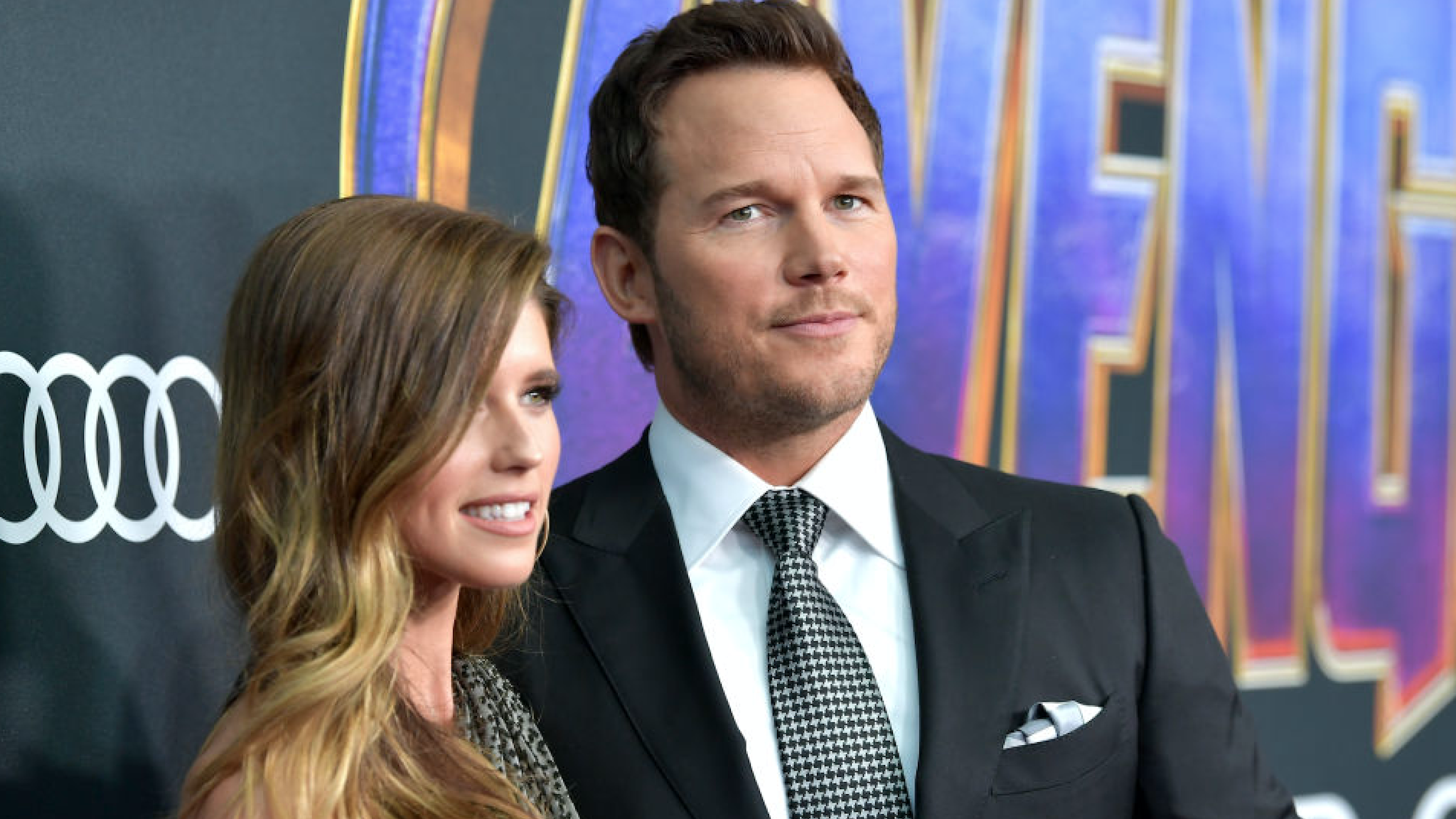 Katherine Schwarzenegger and Chris Pratt attend the world premiere of Walt Disney Studios Motion Pictures "Avengers: Endgame" at the Los Angeles Convention Center on April 22, 2019 in Los Angeles, California.