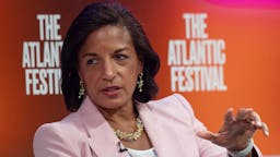 Susan Rice Former National Security Advisor Susan Rice speaks at the Atlantic Festival in Washington, DC, on September 25, 2019.
