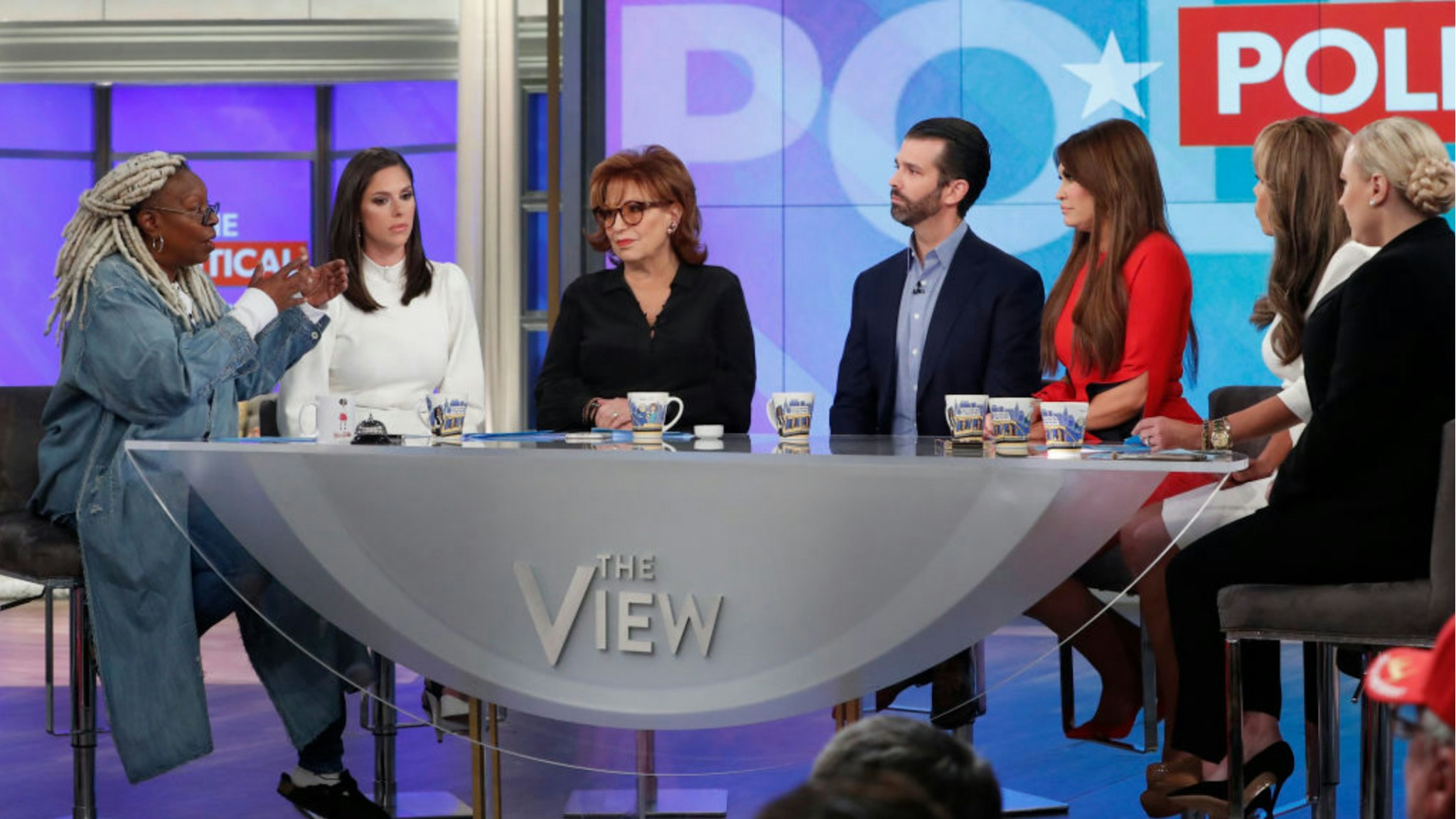 Donald Trump Jr. and Kimberly Guilfoyle appeared today, Thursday, November 7, 2019 on ABC's "The View," as the show celebrated its 5,000th episode.