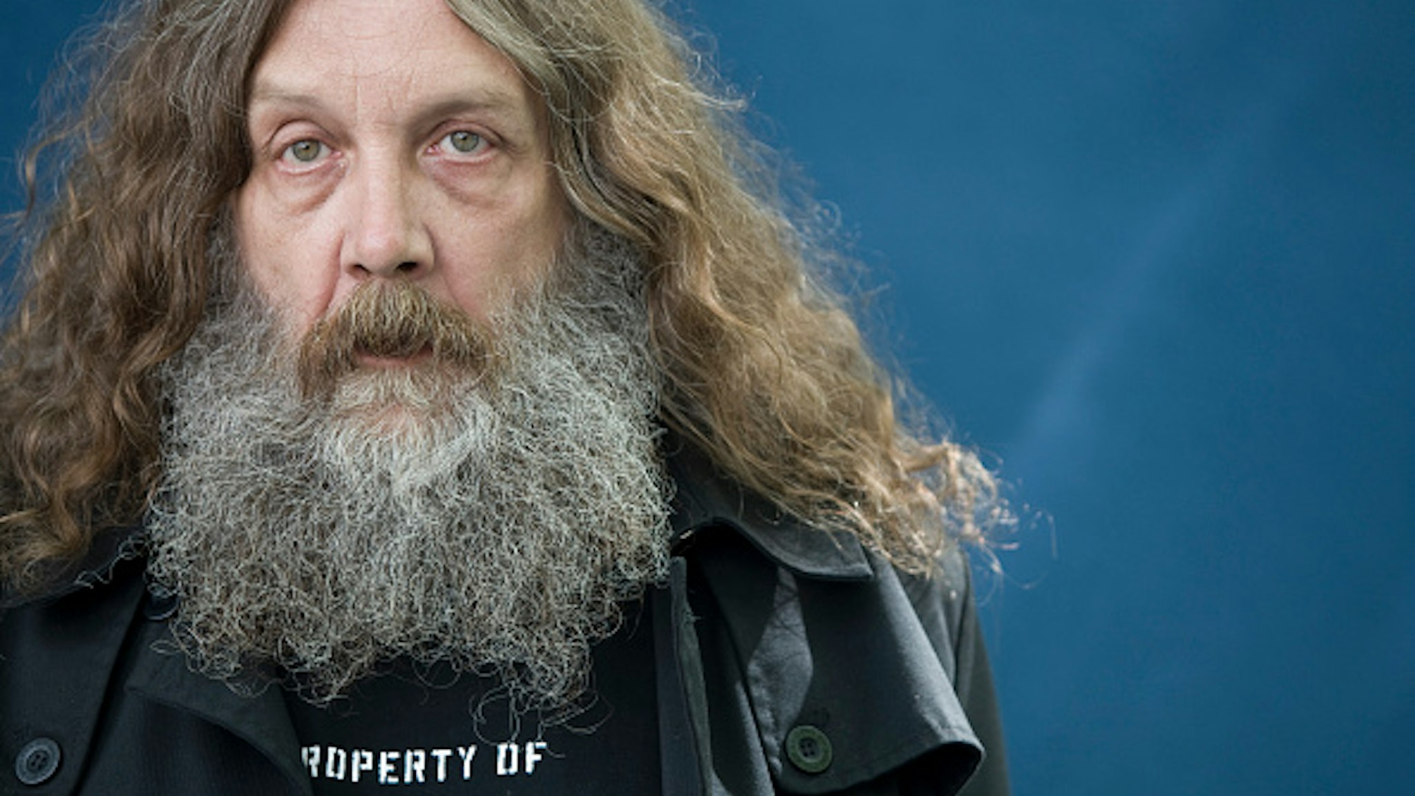 Acclaimed English comic book writer Alan Moore, pictured at the Edinburgh International Book Festival where he talked about his latest work. The three-week event is the world's biggest literary festival and is held during the annual Edinburgh Festival. The 2010 event featured talks and presentations by more than 500 authors from around the world.