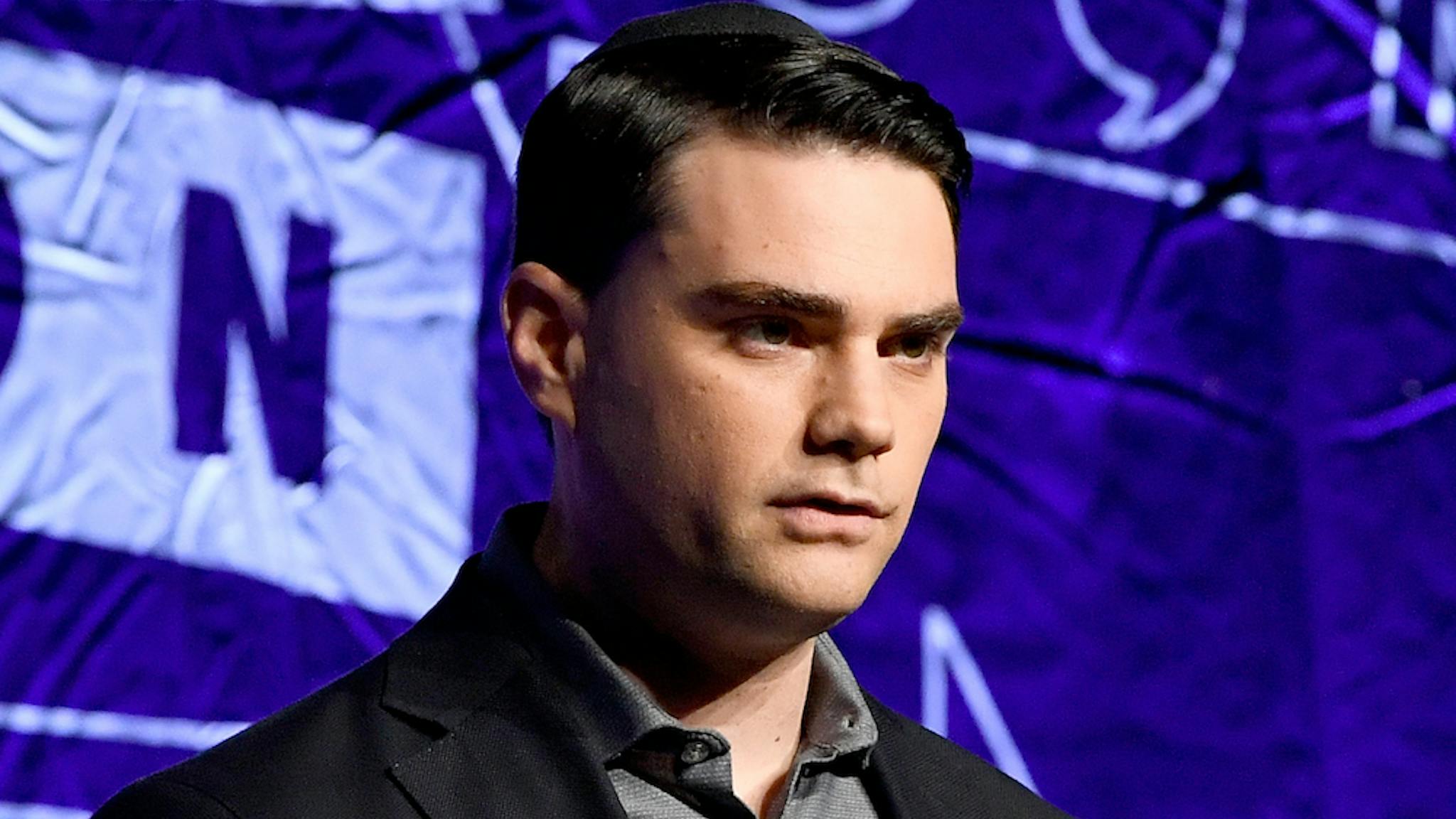 Ben Shapiro Ben Shapiro speaks onstage at Politicon 2018 at Los Angeles Convention Center on October 21, 2018 in Los Angeles, California.