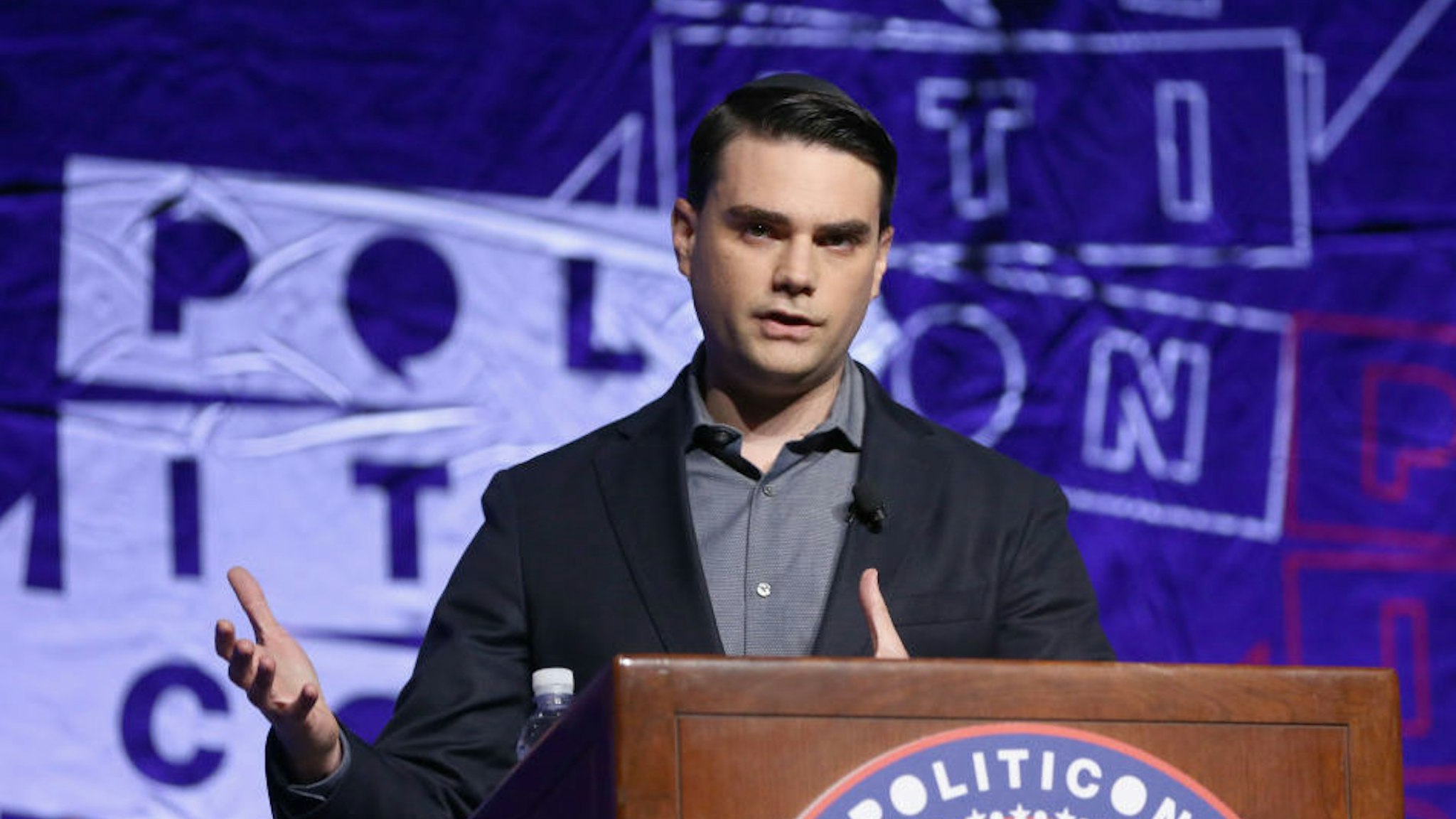 Ben Shapiro speaks onstage during Politicon 2018 at Los Angeles Convention Center on October 21, 2018 in Los Angeles, California. (Photo by Rich Polk/Getty Images for Politicon)