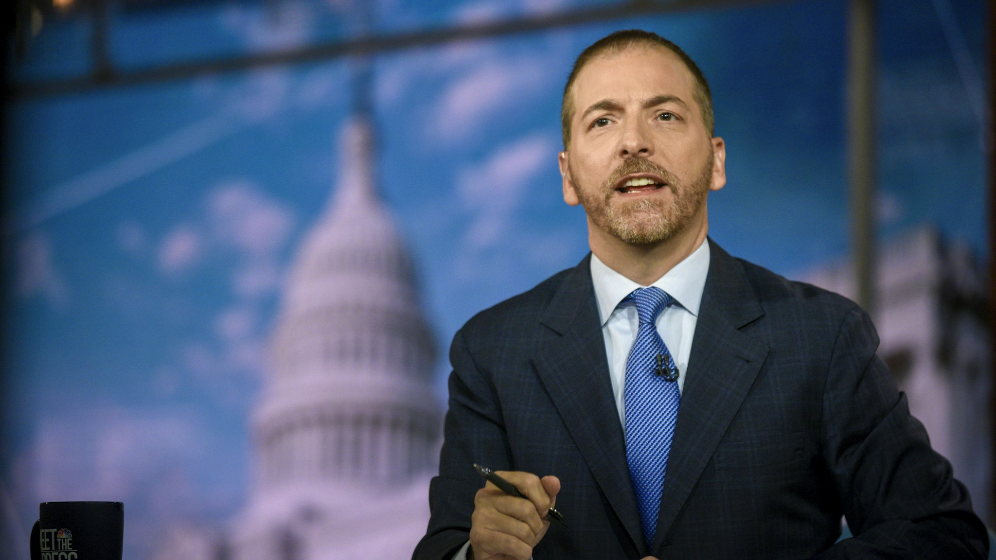 Moderator Chuck Todd appears on "Meet the Press" in Washington, D.C., Sunday July 28, 2019.