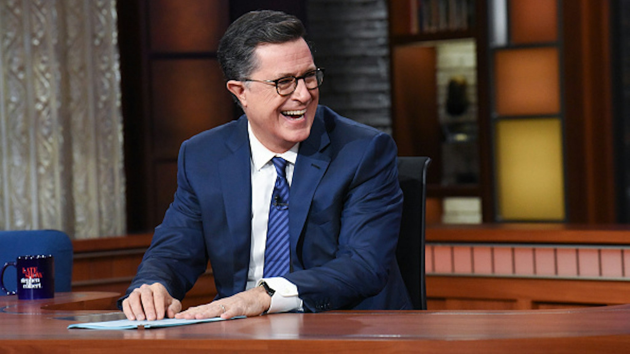 NEW YORK - OCTOBER 23: The Late Show with Stephen Colbert during Wednesday's October 23, 2019 show.