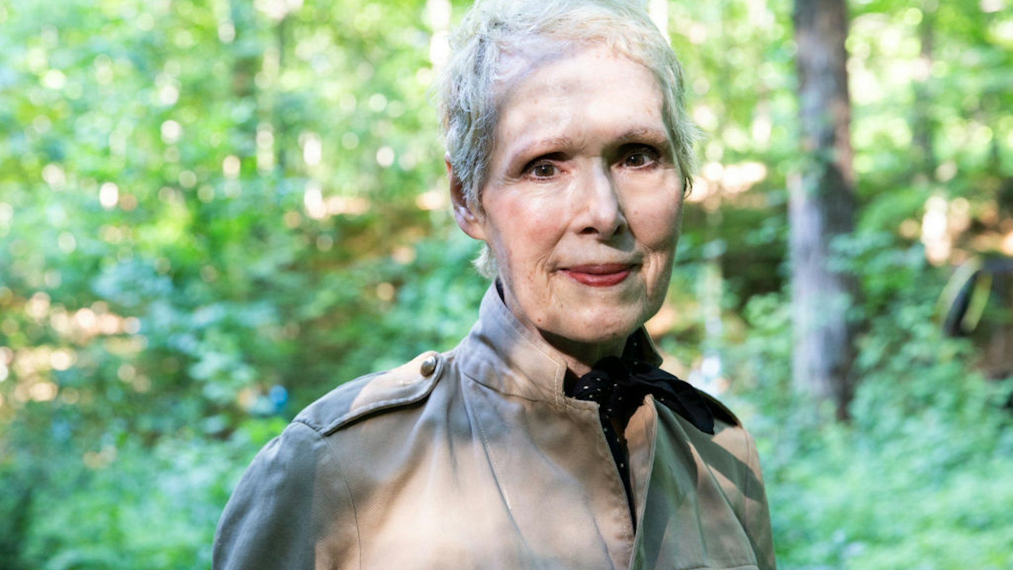 E. Jean Carroll at her home in Warwick, NY. Carroll claims that Donald Trump sexually assaulted her in a dressing room at a Manhattan department store in the mid-1990s. Trump denies knowing Carroll.(