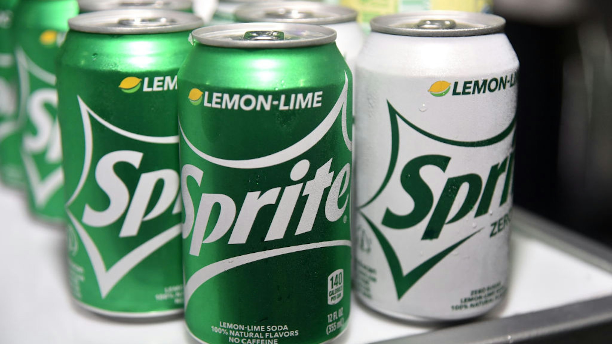 Cans of Sprite seen at the 2019 BET Experience DJ Hed Presents Kicksperience Sponsored by Sprite at Los Angeles Convention Center on June 21, 2019 in Los Angeles, California.