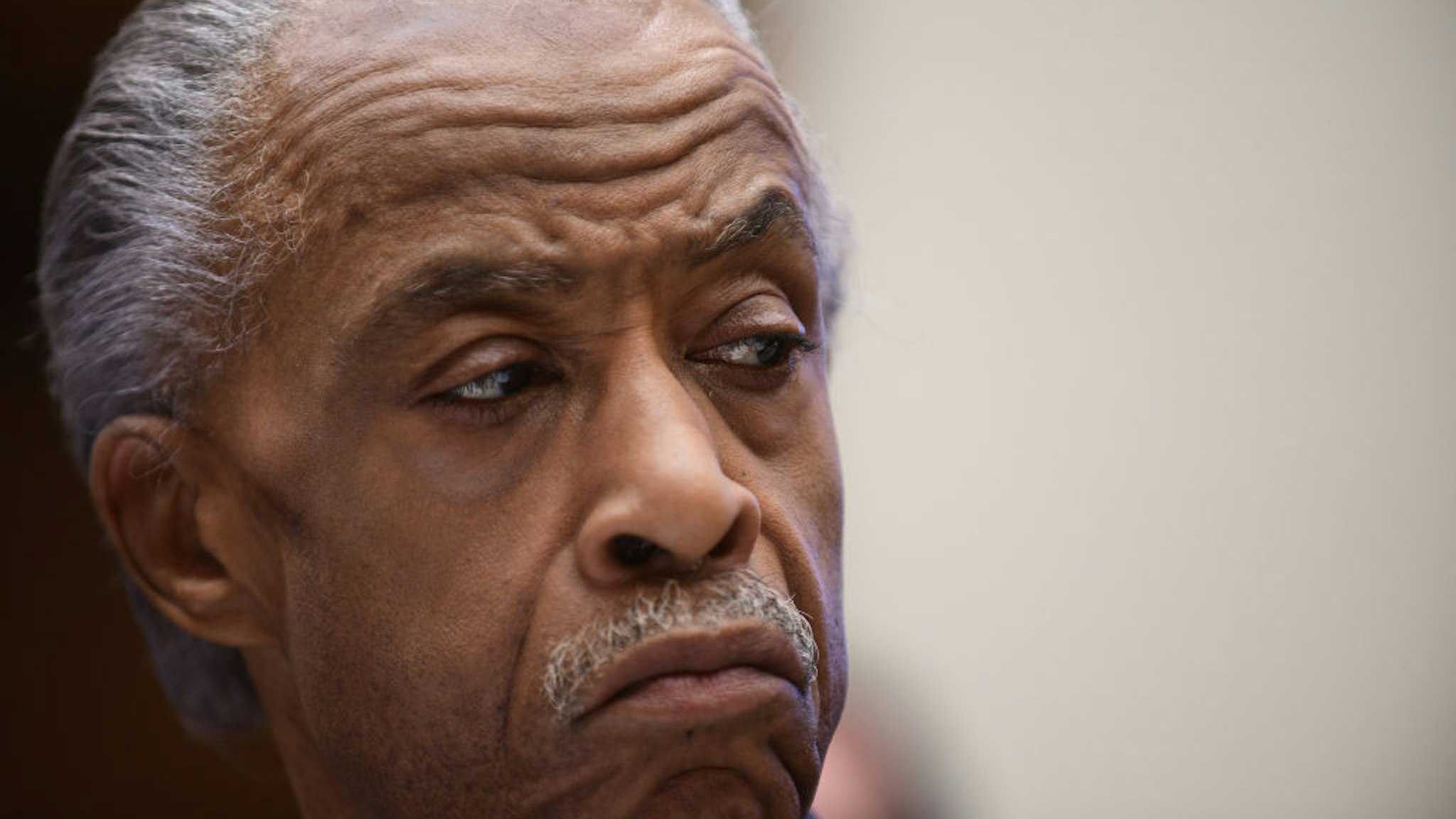Rev. Al Sharpton attends a hearing before the House Judiciary Committee on policing practices in the United States on September 19, 2019 in Washington, DC.