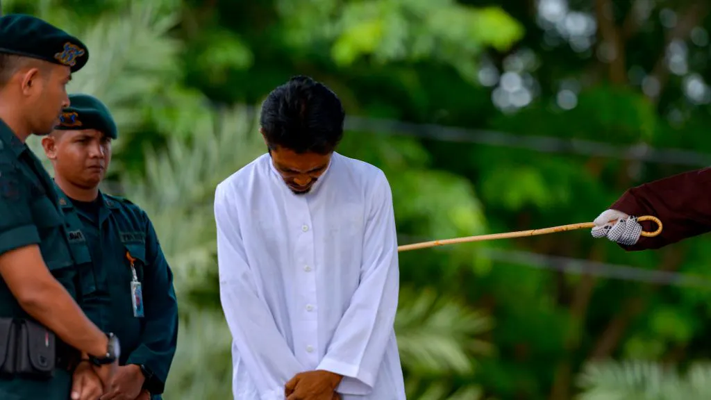 Indonesian Man Who Supported Law Punishing Adulterers With Caning Gets Caned For Adultery