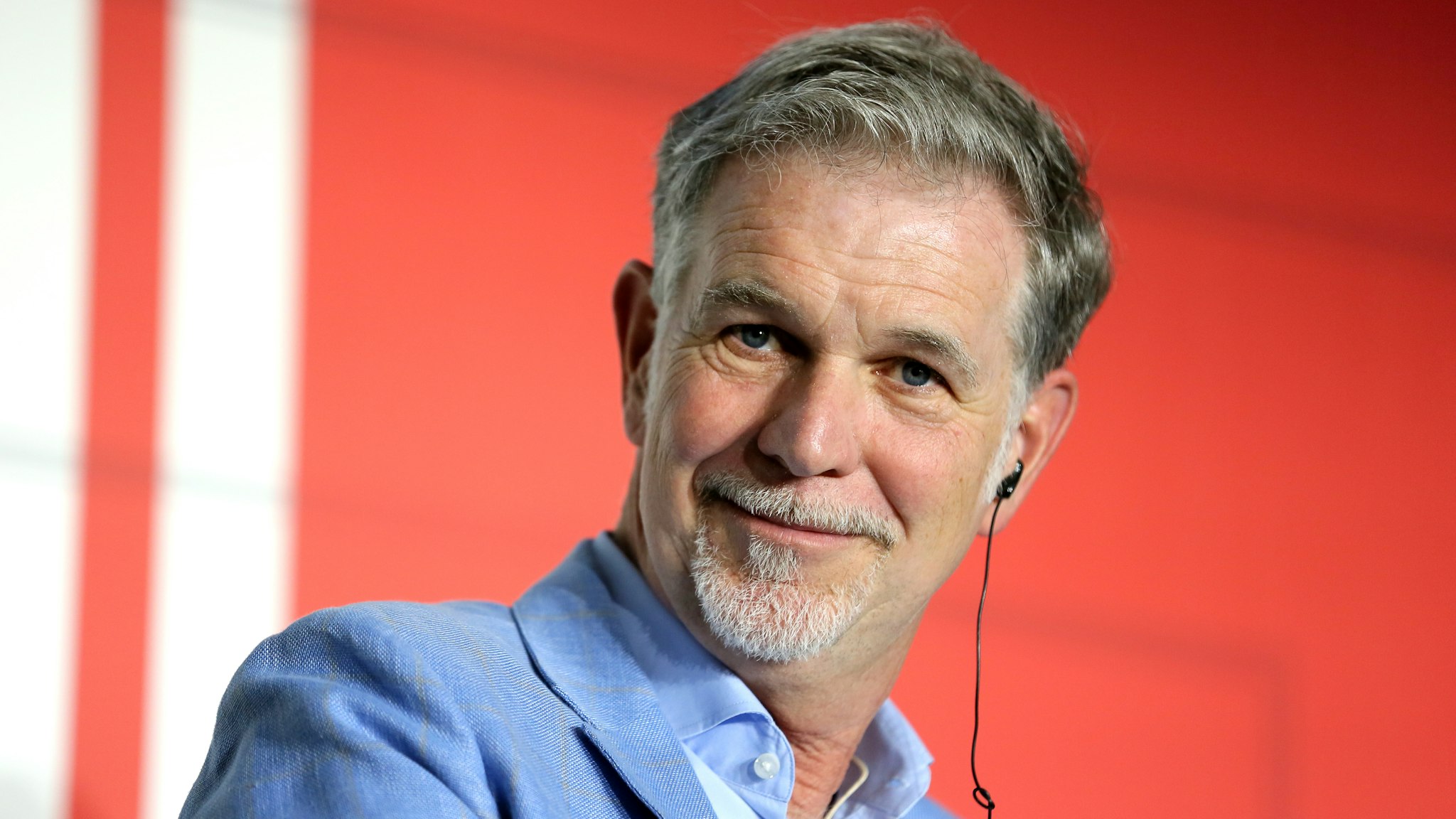 ROME, ITALY - OCTOBER 08: Reed Hastings attends the Netflix & Mediaset Partnership Announcement, Rome, 8th October 2019. (Photo by Ernesto S. Ruscio/Getty Images / Netflix)