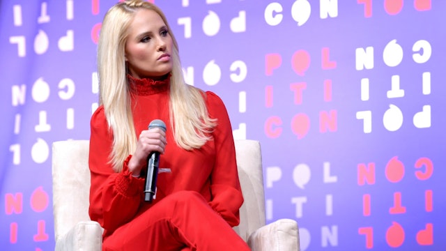 OCTOBER 26: Tomi Lahren speaks onstage during the 2019 Politicon at Music City Center on October 26, 2019 in Nashville, Tennessee.