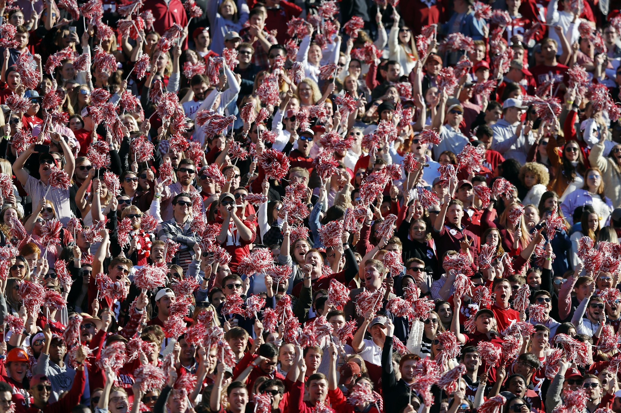 TUSCALOOSA, ALABAMA - NOVEMBER 09: A general view of fans before the game between the LSU Tigers and the Alabama Crimson Tide at Bryant-Denny Stadium on November 09, 2019 in Tuscaloosa, Alabama.
