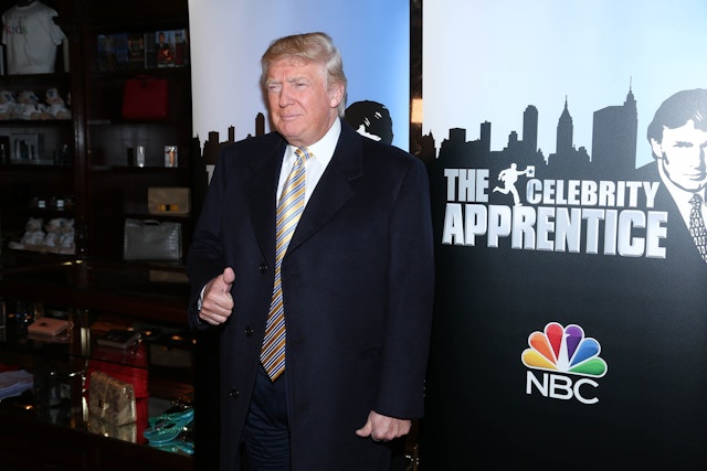 EW YORK, NY - JANUARY 20: Donald Trump attends "Celebrity Apprentice" Red Carpet Event at Trump Tower on January 20, 2015 in New York City. (Photo by Rob Kim/Getty Images)