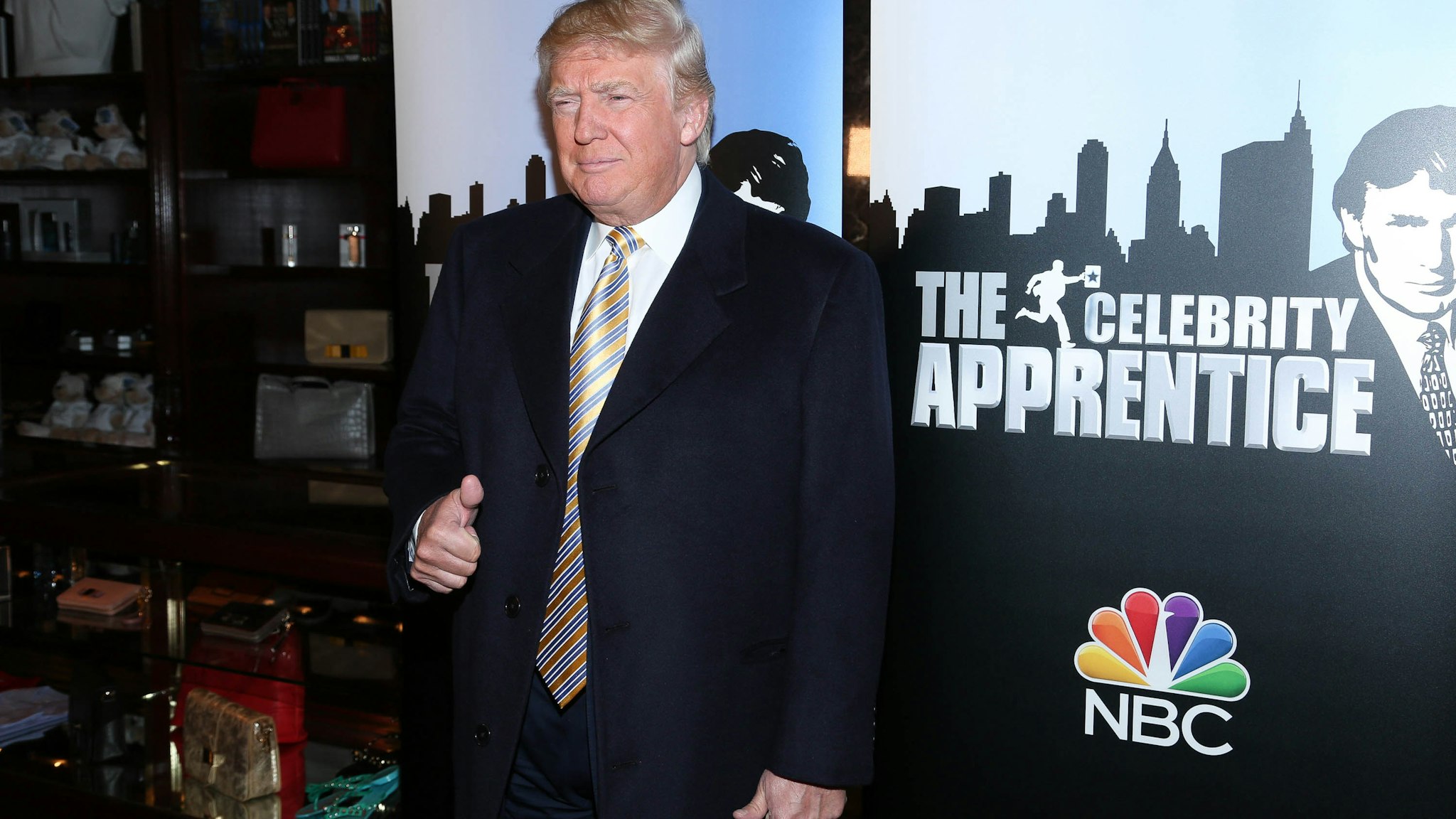 EW YORK, NY - JANUARY 20: Donald Trump attends "Celebrity Apprentice" Red Carpet Event at Trump Tower on January 20, 2015 in New York City. (Photo by Rob Kim/Getty Images)