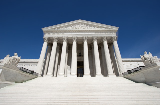 The United States Supreme Court in Washington D C USA