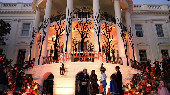 Families Visiting White House Were Invited To Help ‘Build The Wall’ On Halloween