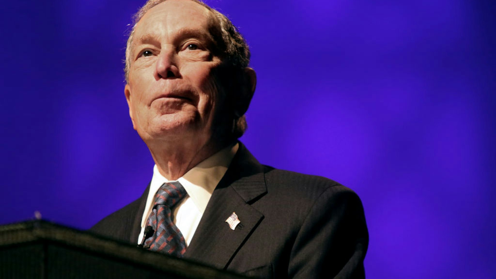 Michael Bloomberg speaks at the Christian Cultural Center