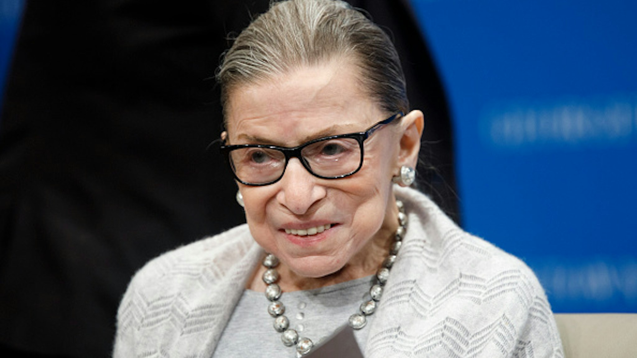 WASHINGTON, DC - SEPTEMBER 12: Supreme Court Justice Ruth Bader Ginsburg delivers remarks at the Georgetown Law Center on September 12, 2019, in Washington, DC. Justice Ginsburg spoke to over 300 attendees about the Supreme Court's previous term.
