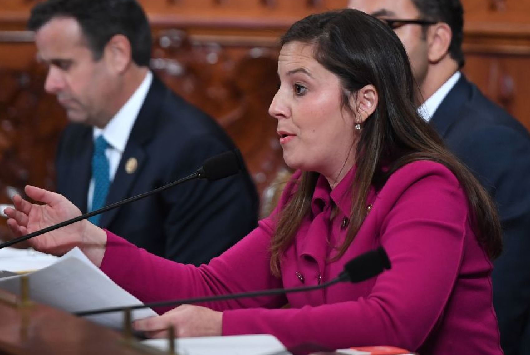 WATCH: Republican Rep. Stefanik Finally Allowed To Question Yovanovitch ...