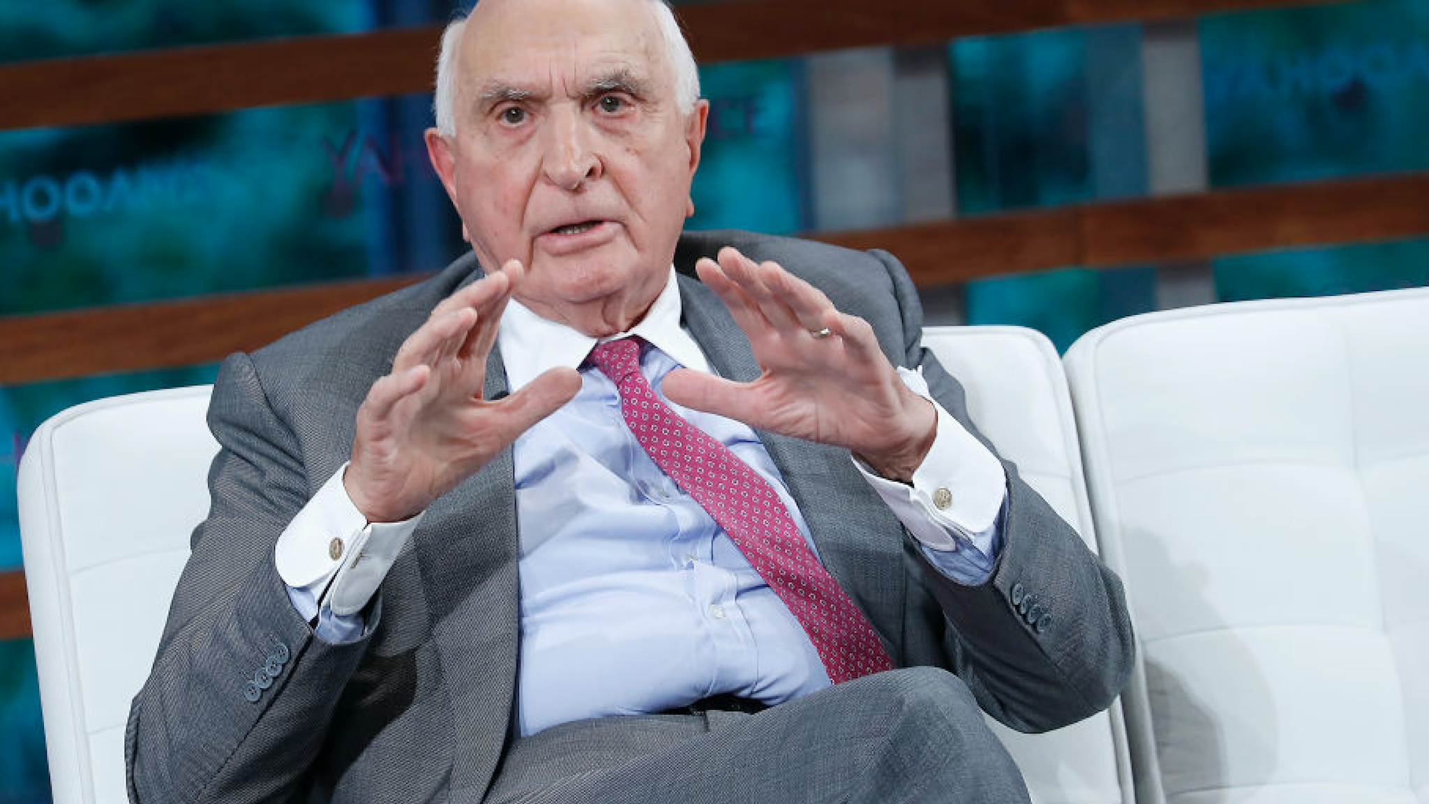 Home Depot co-funders Ken Langone peaks during the 2018 Yahoo Finance All Markets Summit at The Times Center on September 20, 2018 in New York City.