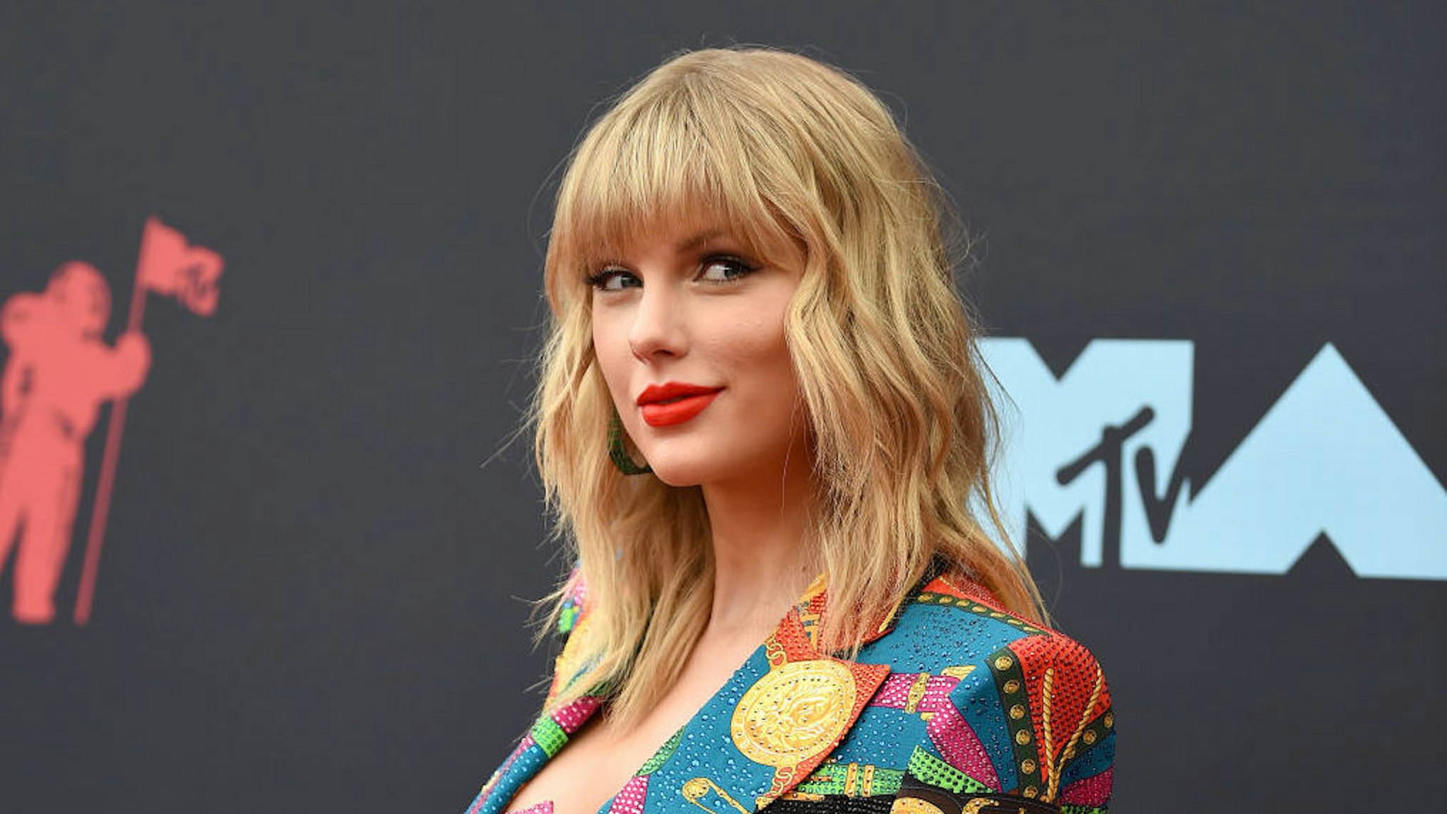 Taylor Swift attends the 2019 MTV Video Music Awards at Prudential Center on August 26, 2019 in Newark, New Jersey. (Photo by Dimitrios Kambouris/Getty Images)