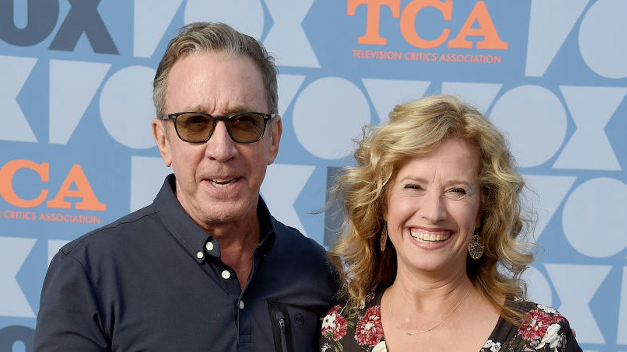 Tim Allen and Nancy Travis arrive at the FOX Summer TCA 2019 All-Star Party at Fox Studios on August 7, 2019 in Los Angeles, California. (Photo by Gregg DeGuire/FilmMagic)