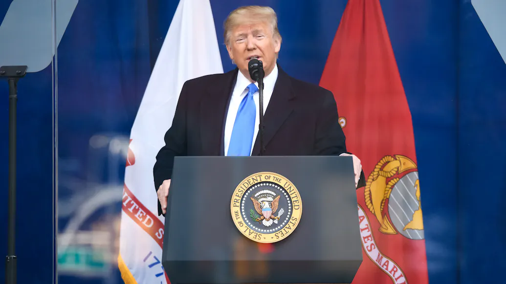 Trump Recounts Heroic Story From Battle Of The Bulge In WWII During Veteran’s Day Tribute