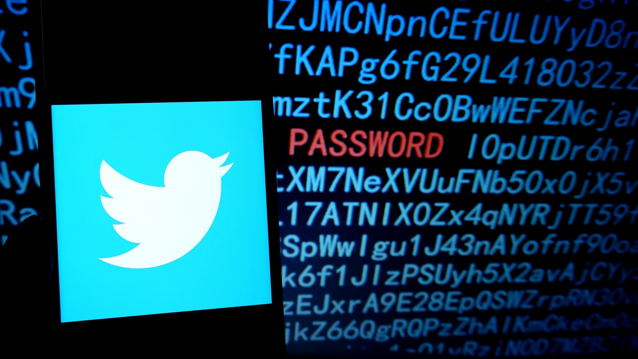 In this photo illustration the most popular social networking application Twitter logo seen displayed on a smartphone.