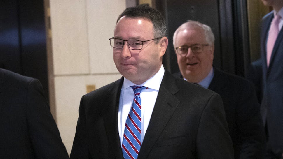 Alexander Vindman WASHINGTON, DC - NOVEMBER 7: Army Lieutenant Colonel Alexander Vindman (C), Director for European Affairs at the National Security Council, arrives to review his deposition transcript with the House Intelligence, Foreign Affairs and Oversight committees at the U.S. Capitol on November 7, 2019 in Washington, DC. Williams was on the July 25 call between President Donald Trump and Ukraine President Volodymr Zelensky.
