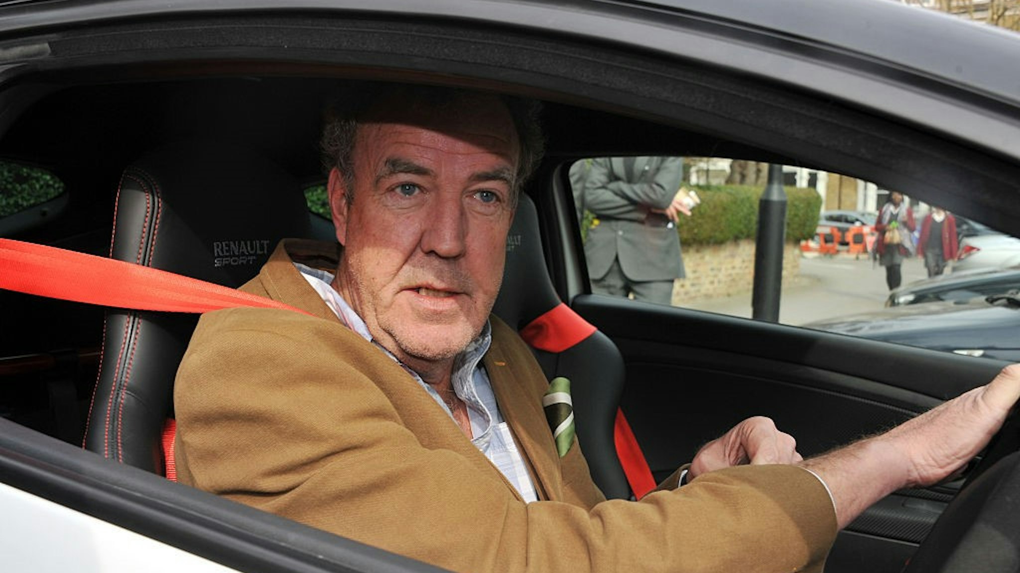 Jeremy Clarkson seen leaving his West London home on March 13, 2015 in London, England.