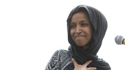 Omar Rep. Ilhan Omar, D-Minn attends a Youth Climate Strike on March 15, 2019 on the West Front of the U.S. Capitol in Washington D.C. Students around the world took to the streets on March 15 to protest a lack of climate awareness and demand that elected officials take action on climate change.