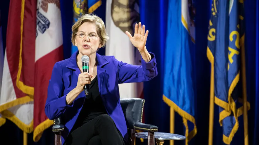 Warren Plays To Nearly Empty Hall As Enthusiasm Wanes For Democratic Candidates