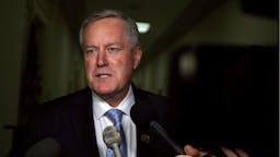 Rep. Mark Meadows. U.S. Rep. Mark Meadows (R-NC) speaks to members of the media as he arrives at the Rayburn House Office Building where former Federal Bureau of Investigation Director James Comey testifies to the House Judiciary and Oversight and Government Reform committees on Capitol Hill December 07, 2018 in Washington, DC.