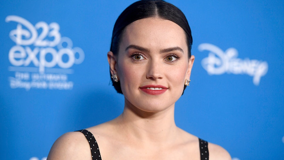 ANAHEIM, CALIFORNIA - AUGUST 24: Daisy Ridley attends Go Behind The Scenes with Walt Disney Studios during D23 Expo 2019 at Anaheim Convention Center on August 24, 2019 in Anaheim, California.