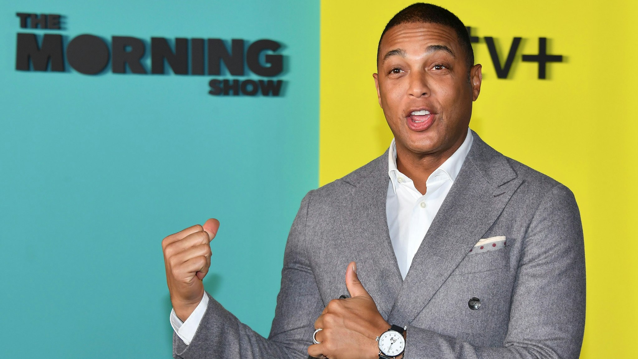 Don Lemon arrives for Apples The Morning Show global premiere at Lincoln Center- David Geffen Hall on October 28, 2019 in New York.