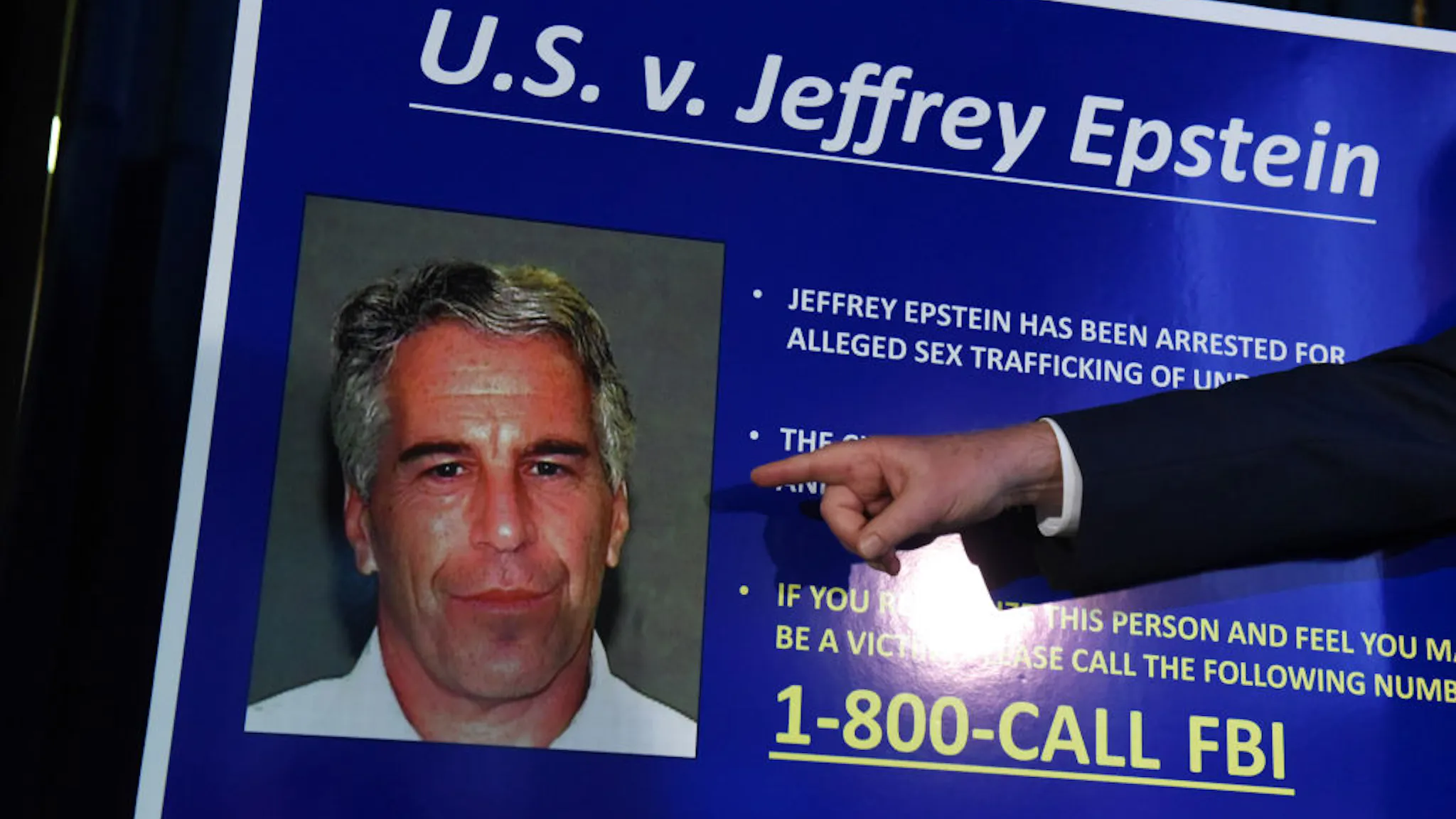 Jeffrey Epstein US Attorney for the Southern District of New York Geoffrey Berman announces charges against Jeffery Epstein on July 8, 2019 in New York City.