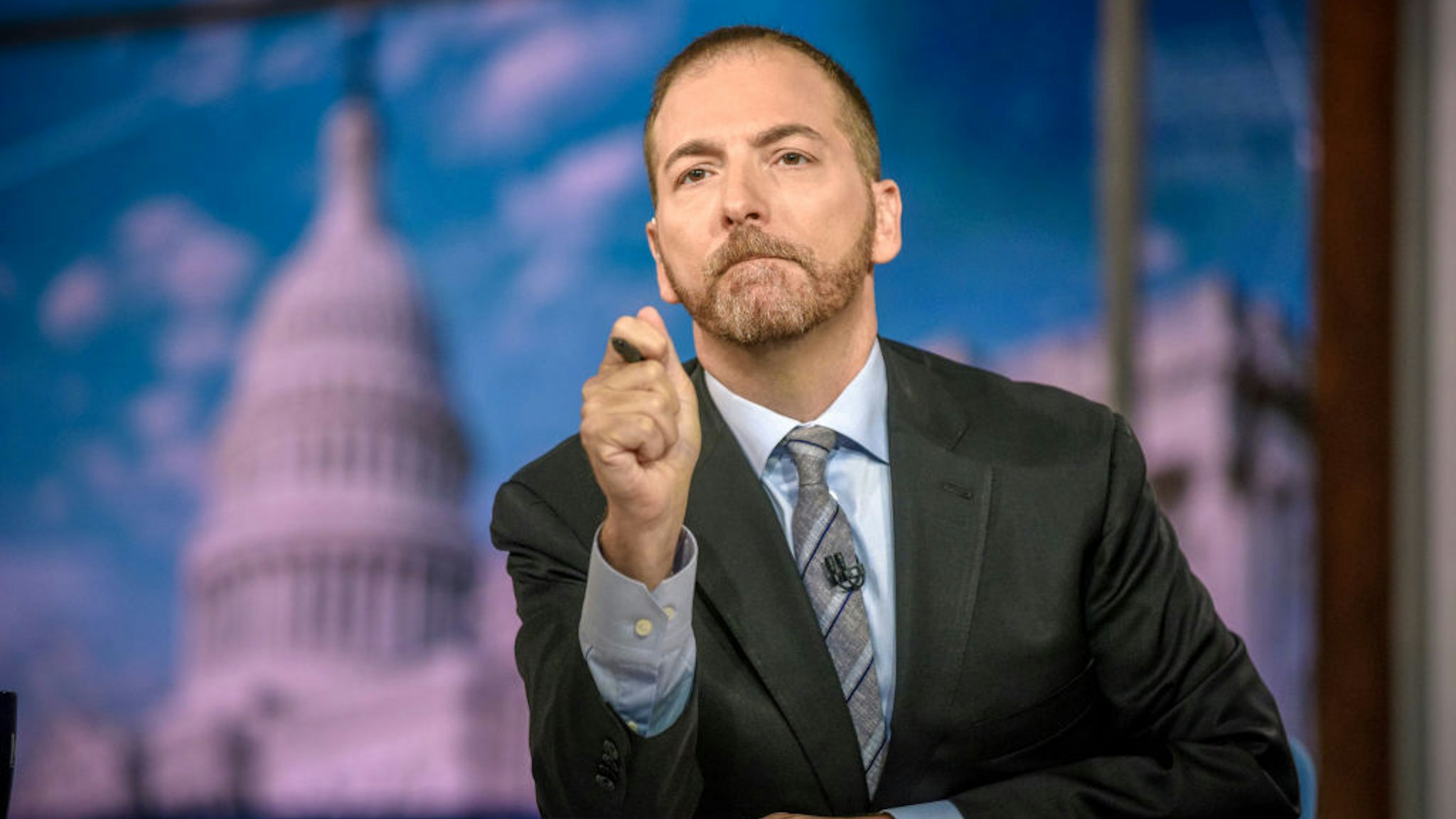 Moderator Chuck Todd appears on "Meet the Press" in Washington, D.C., Sunday August 4, 2019.