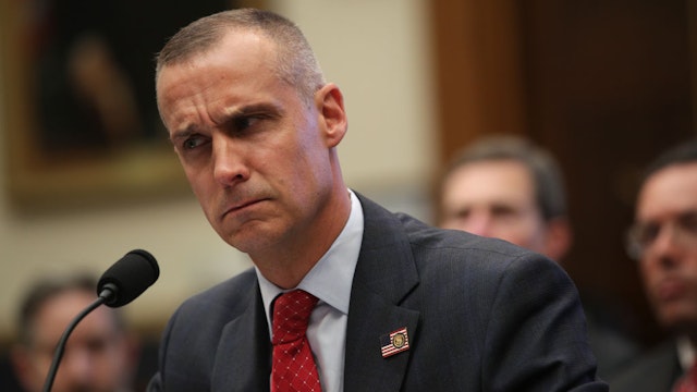 Former Trump campaign manager Corey Lewandowski testifies during a hearing before the House Judiciary Committee in the Rayburn House Office Building on Capitol Hill September 17, 2019 in Washington, DC.