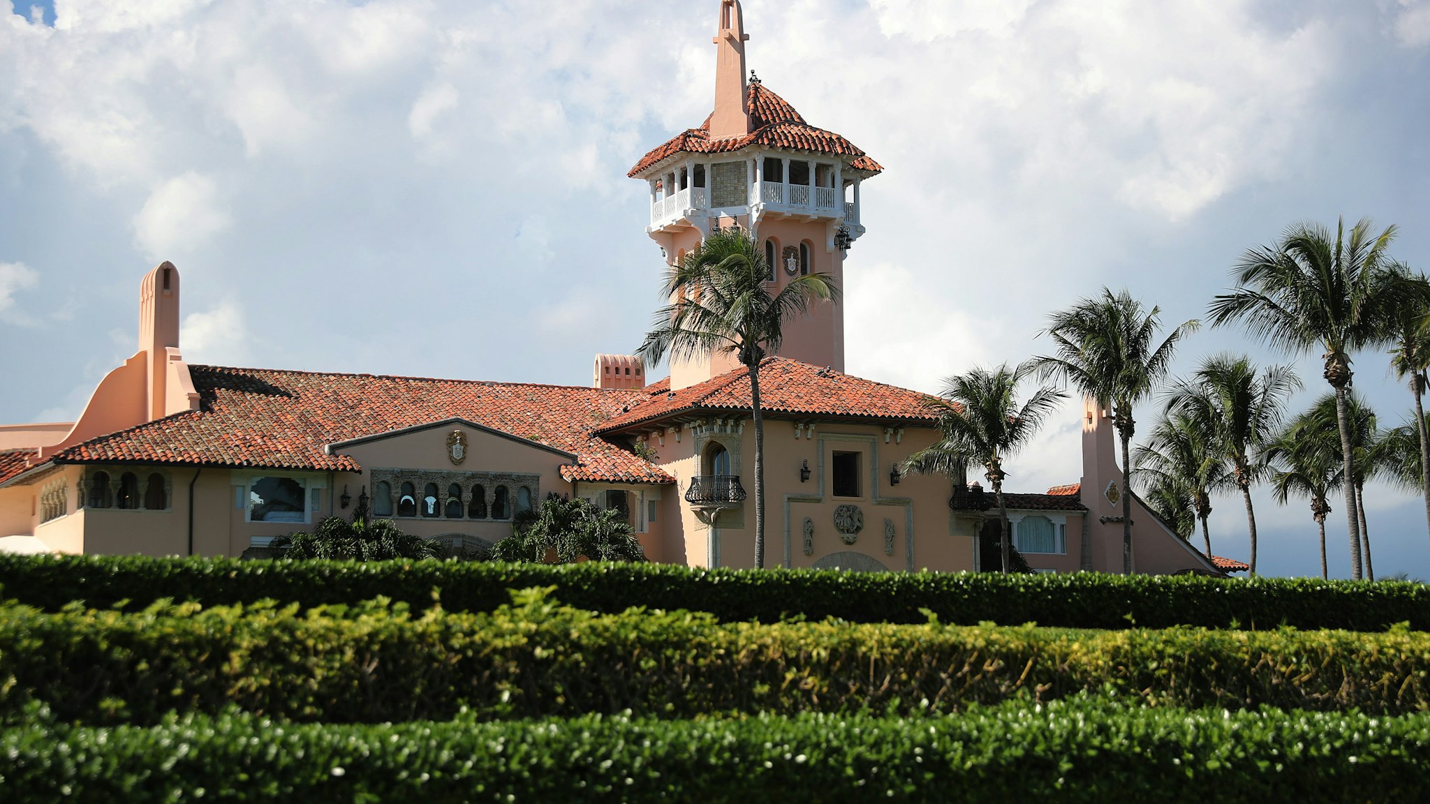 PALM BEACH, FLORIDA - NOVEMBER 01: President Donald Trump's Mar-a-Lago resort is seen on November 1, 2019 in Palm Beach, Florida. President Trump announced that he will be moving from New York and making Palm Beach, Florida his permanent residence. (Photo by Joe Raedle/Getty Images)