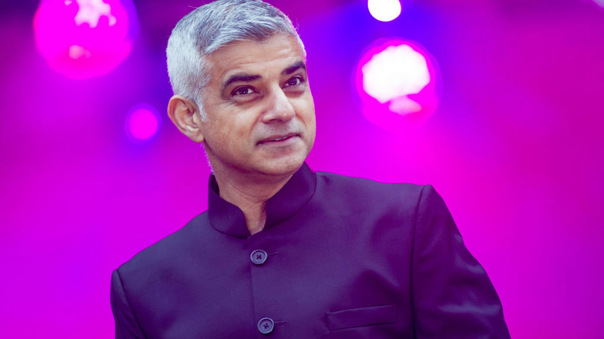 Sadiq Khan, Mayor of London opens The London Mayor's Diwali 2019 Celebrations, the festival of victory of light over darkness, good over evil and knowledge over ignorance at Trafalgar Squareuare on November 3, 2019 in London, England.